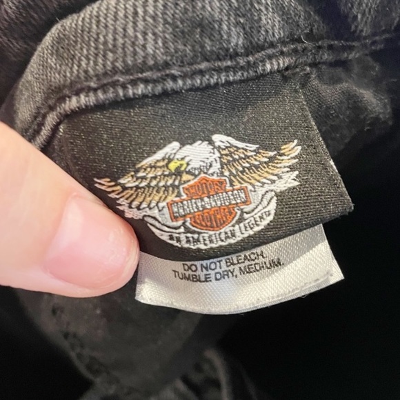 Harley-Davidson Vintage Black Bootcut Jeans - Picture 6 of 6